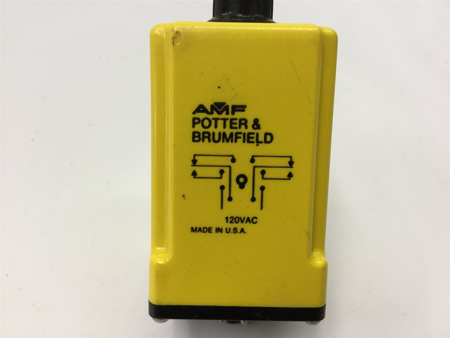 Used Potter & Brumfield CDB-38-70002 Time Delay Relay, Range: 0.1 to 5sec, 120VAC 10A