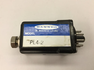 Used Banner PL4-2 Plug-In Logic Module, Supply: 12-18VDC, 8-Pin (Octal) Connection