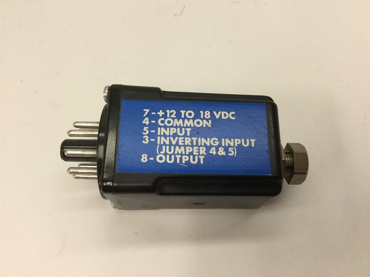 Used Banner PL4-2 Plug-In Logic Module, Supply: 12-18VDC, 8-Pin (Octal) Connection