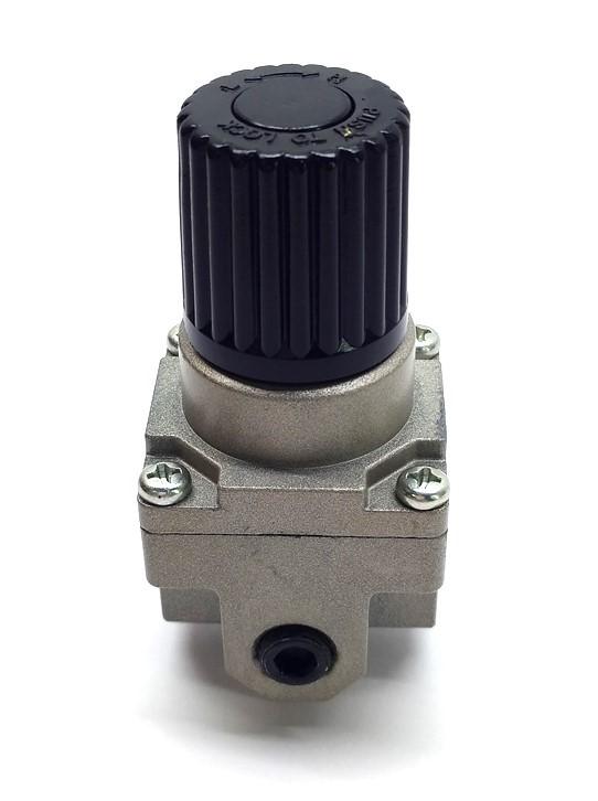 Used CKD B2019-2C Pressure Regulator, 6 - 120PSI, 2x 1/4" NPT, 2x 1/8" NPT Ports