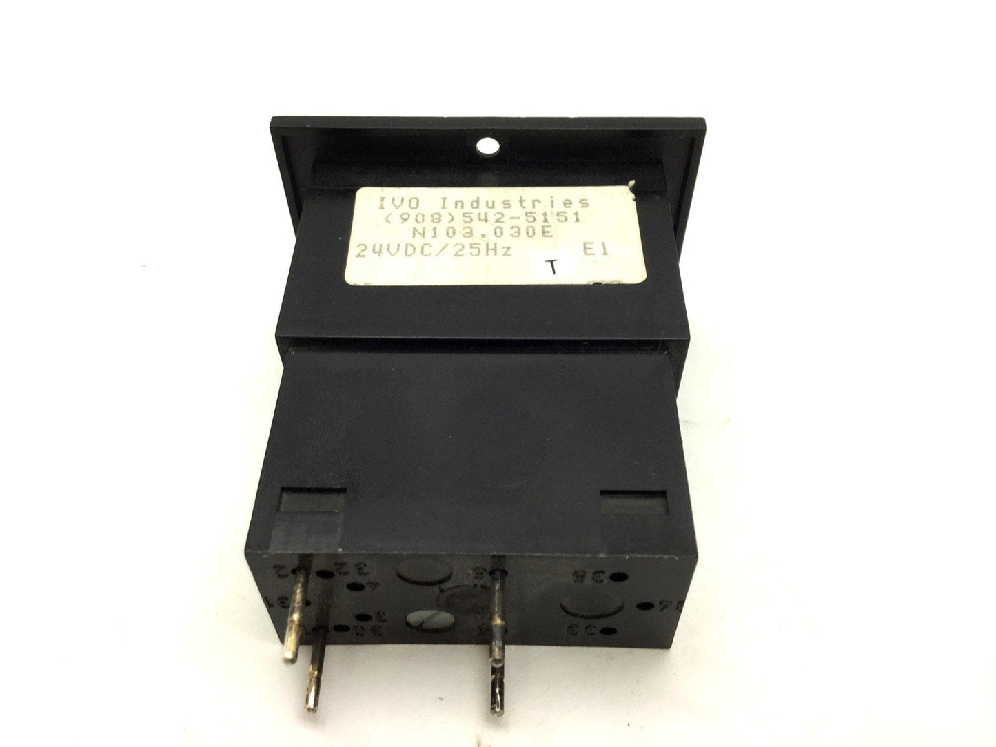 Used IVO Industries N103.030E Counter, Voltage: 24VDC,Input Frequency: 25Hz, 8 Digits