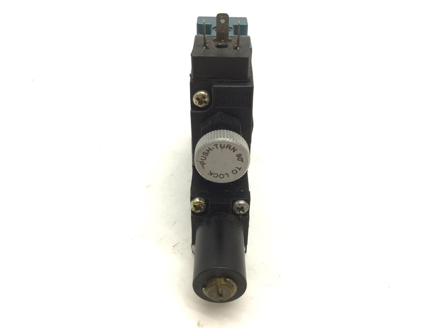 Used Mac 45A-MAC-DDAJ-4KD Solenoid Valve, 2 Position 4 Way, 24VDC, 1/8 NPT, Regulator