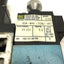Used Mac 45A-MAC-DDAJ-4KD Solenoid Valve, 2 Position 4 Way, 24VDC, 1/8 NPT, Regulator