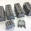 Used Lot of 44 Entrelec M6/8 5118 Screw Terminal Blocks 2-Conductor 600V 50A 22-8 AWG