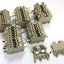 Used Lot of 50 Conta-Clip RK2.5-4 Screw Connection Terminal Blocks 600V 40A 22-10 AWG