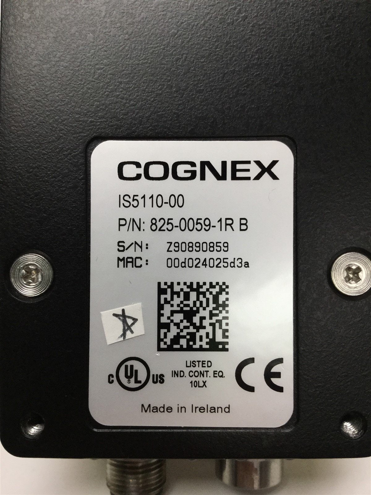 Used Cognex 800-5870-1R In-Sight 5110 ID Reader Machine Vision Sensor Camera 640x480