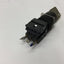 Used Omron A3GT-K521-C Key Selector Switch, 2-Position, Momentary, 1x N/O and 1x N/C