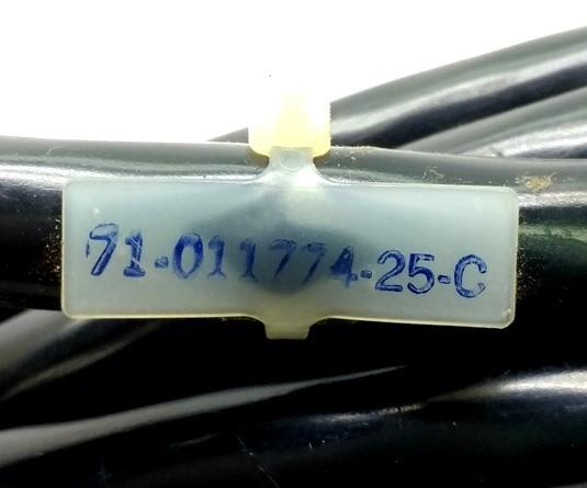 Used Parker 71-011774-25-C Zeta Motor Drive Cable, 5-Pin Round to Flying Leeds, 25'
