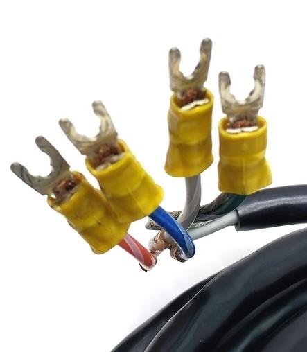 Used Parker 71-011774-25-C Zeta Motor Drive Cable, 5-Pin Round to Flying Leeds, 25'
