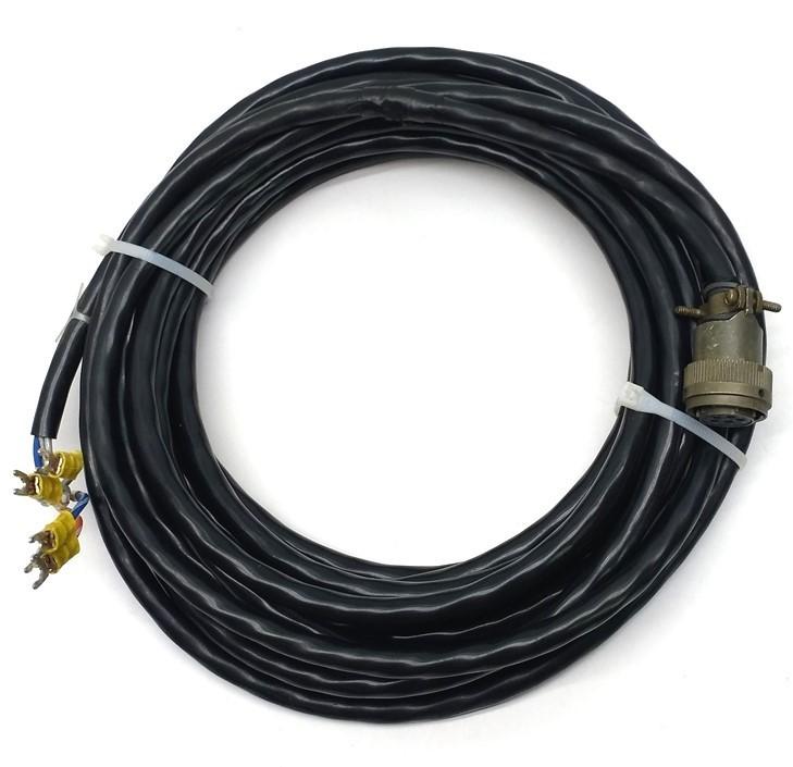 Used Parker 71-011774-25-C Zeta Motor Drive Cable, 5-Pin Round to Flying Leeds, 25'