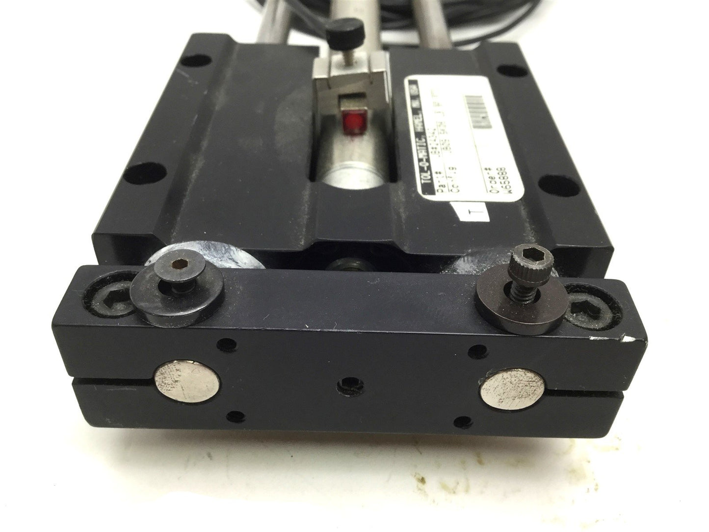 Used Tol-O-Matic UB#24342 U-Block Guided Pneumatic Cylinder, Stroke: 5.375"