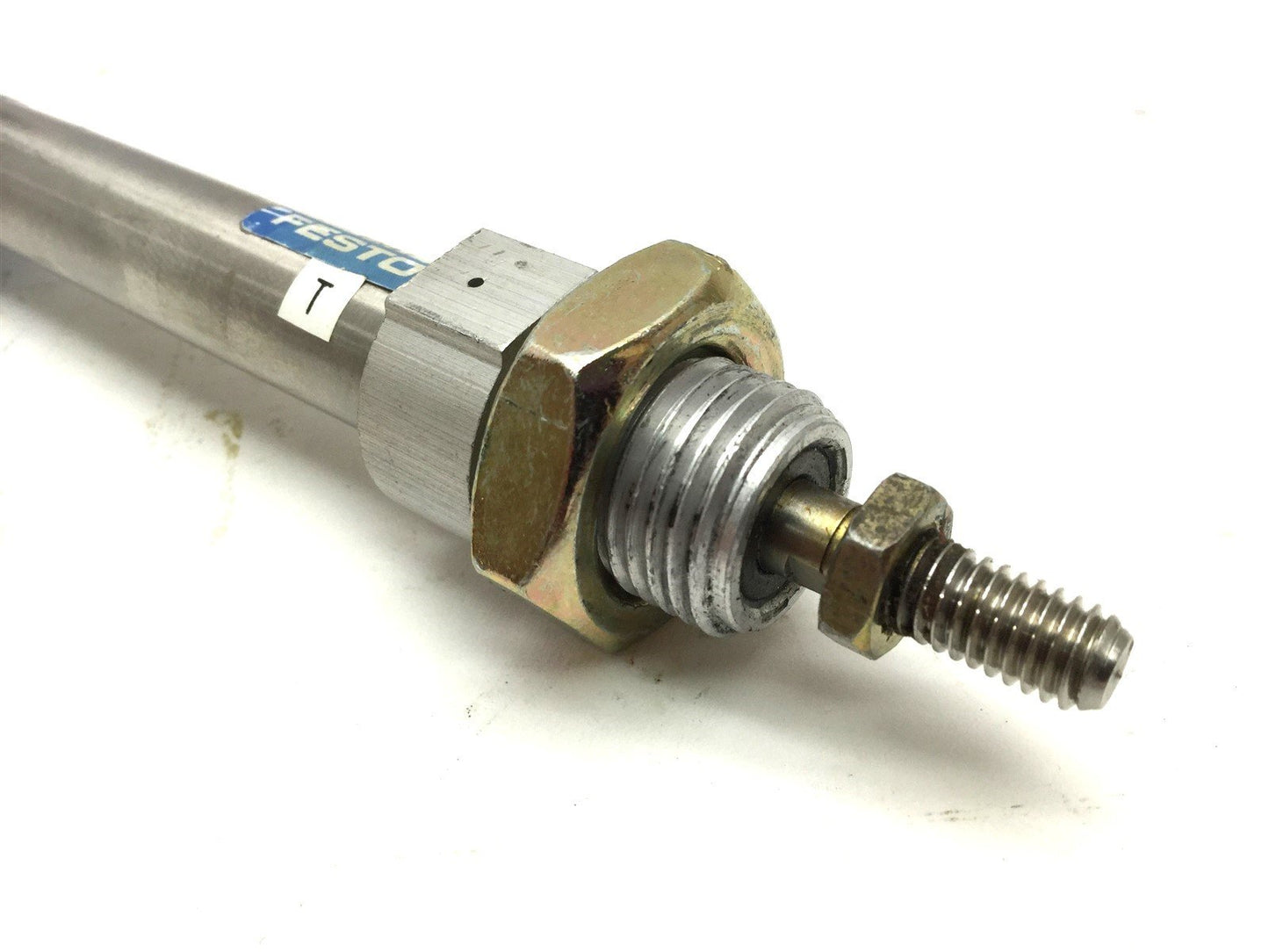 Used Festo ESNU-12-50-P-A Spring Return Pneumatic Cylinder, Bore: 12mm, Stroke: 50mm