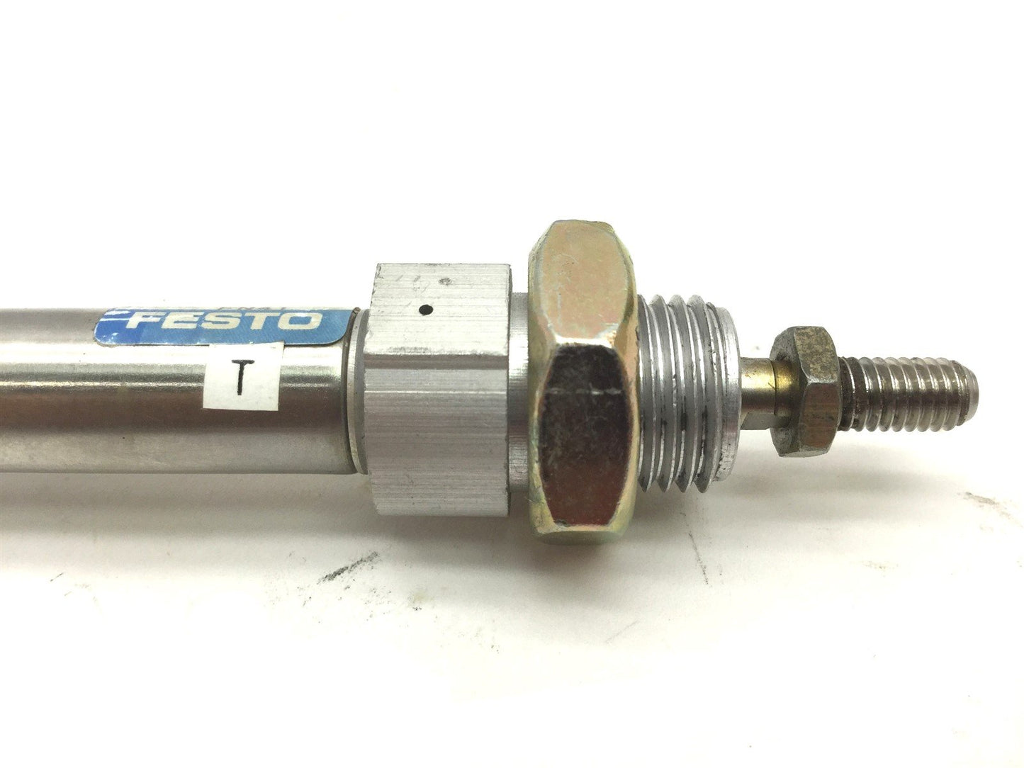 Used Festo ESNU-12-50-P-A Spring Return Pneumatic Cylinder, Bore: 12mm, Stroke: 50mm