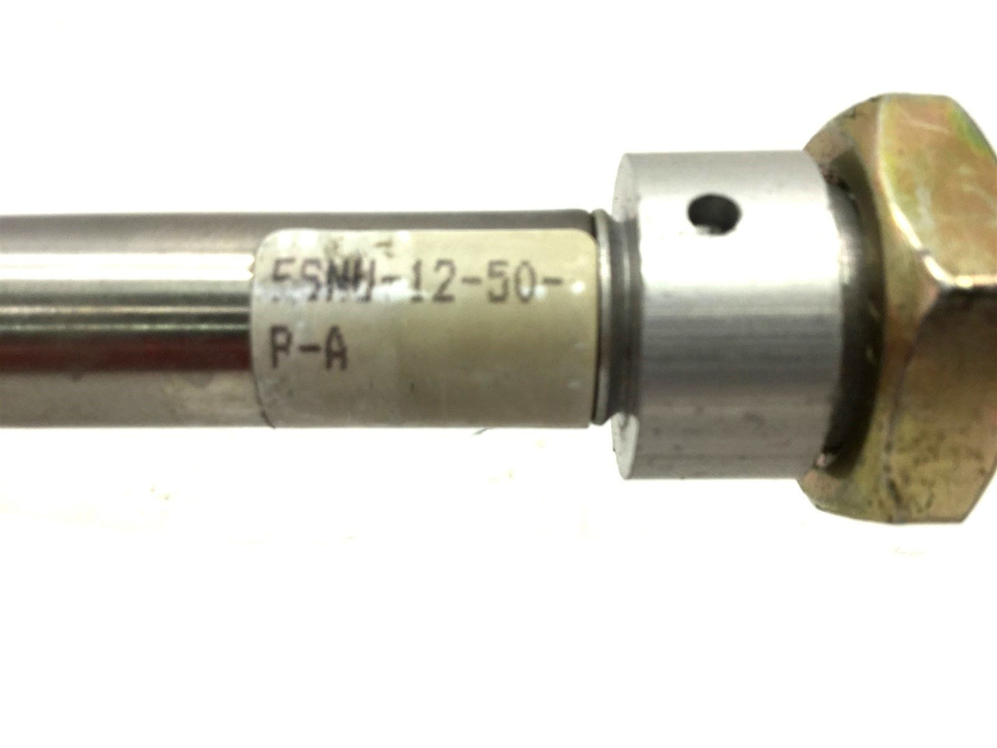 Used Festo ESNU-12-50-P-A Spring Return Pneumatic Cylinder, Bore: 12mm, Stroke: 50mm