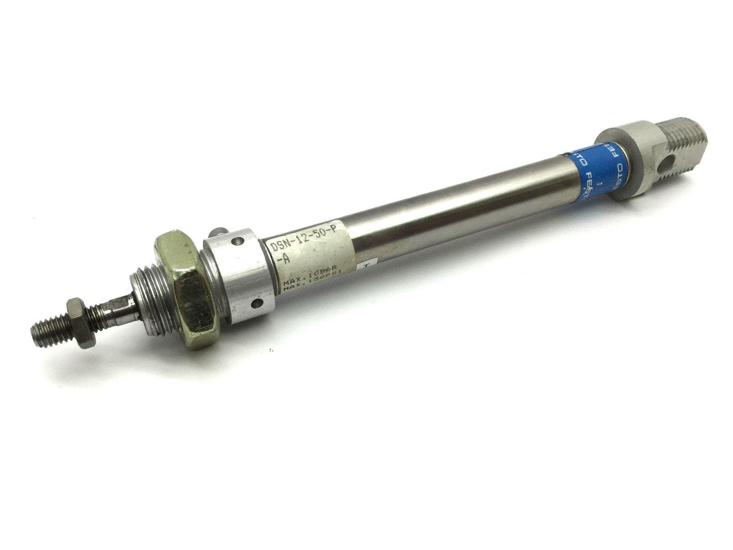 Used Festo DSN-12-50-P-A Pneumatic Cylinder, Bore: 12mm, Stroke: 50mm, 150 PSI