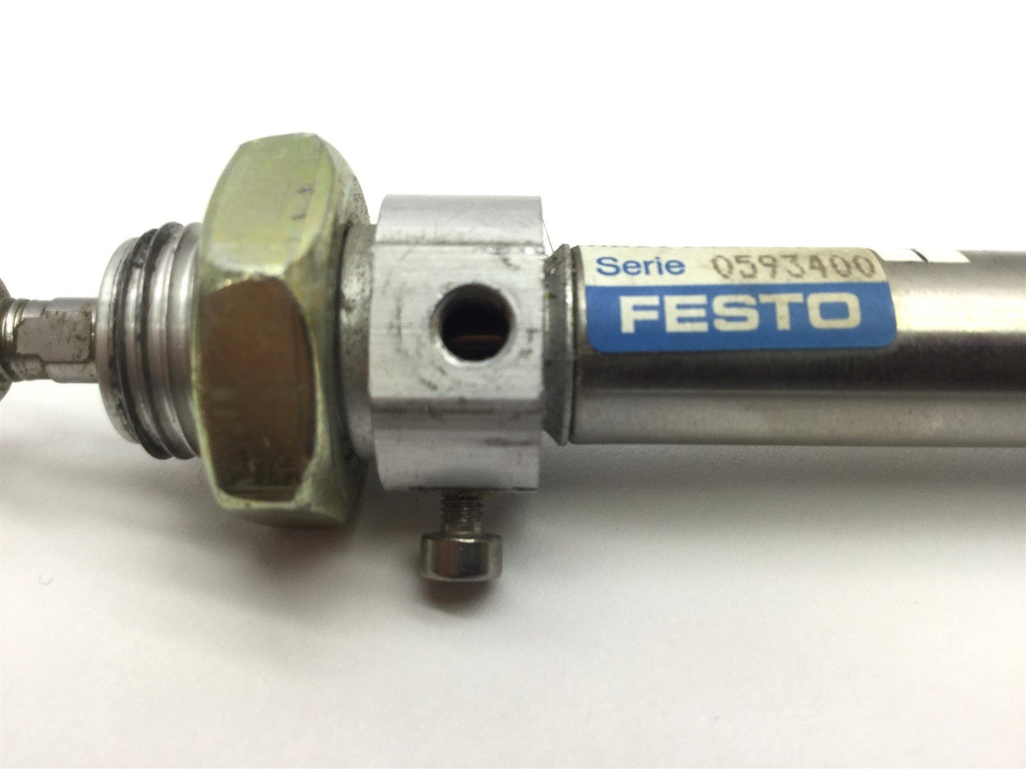 Used Festo DSN-12-50-P-A Pneumatic Cylinder, Bore: 12mm, Stroke: 50mm, 150 PSI