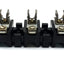 Used Lot of 4 Allen Bradley X-401977 Fuse Holder Block, 3-Pole, 30A 250VAC