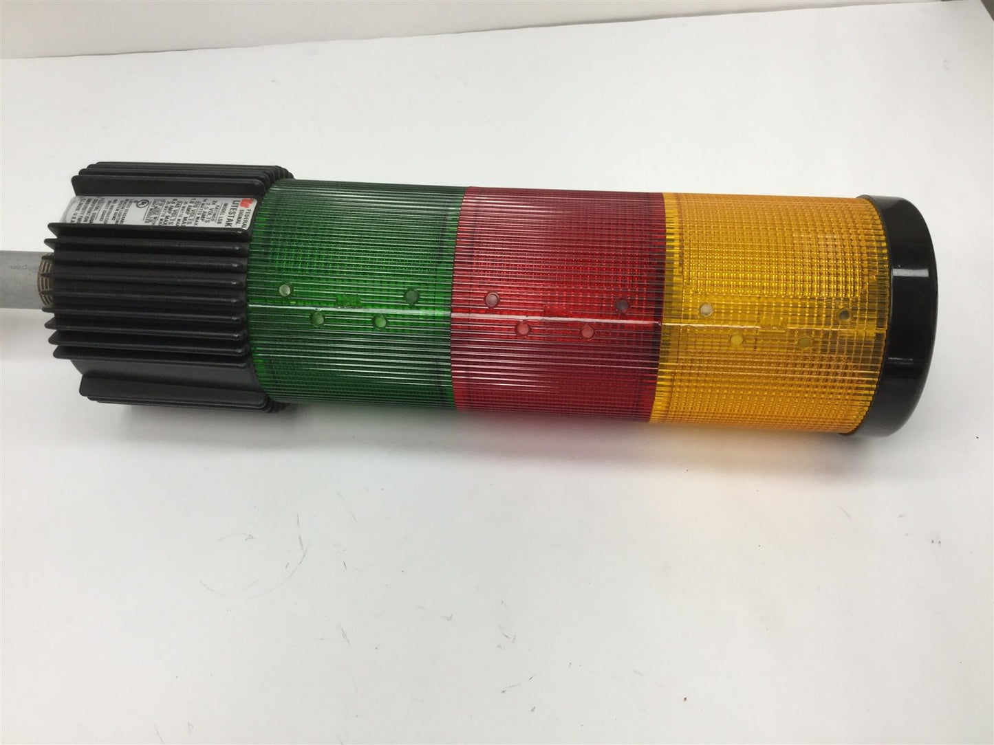 Used Federal Signal LSB Litestak Stack Light, Color: Red Green Amber, *No Bulbs*