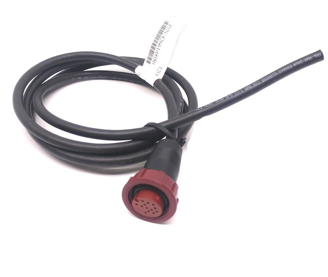 Used STI 42661-0050 Safety Light Curtain Receiver Cable 13 Pin Female, 300V