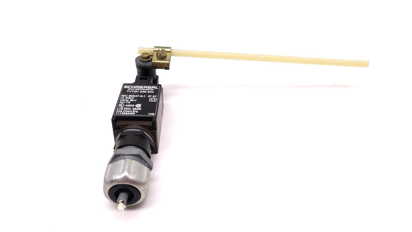 Used Schmersal TV10H 236-20z Position Switch Thermoplastic, 500V, 10A, Contacts: 2 NO