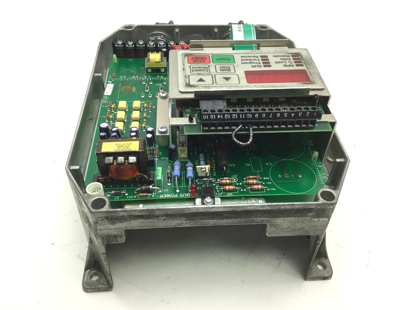 Used Reliance Electric 1SU44001 SP500 Easy Clean Plus AC Motor Drive, 380-460VAC