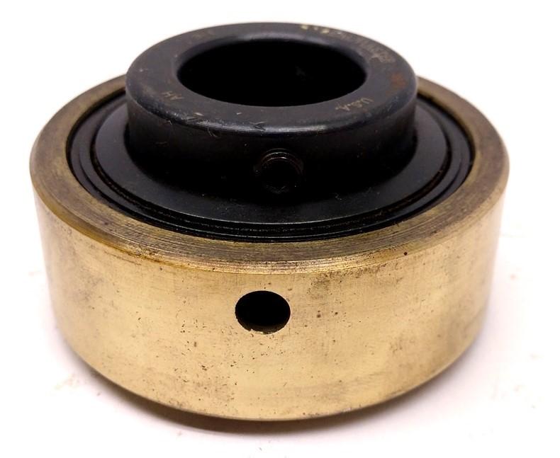 Used Seal Master 3-1 AH Ball Bearing, 1" Bore, 2 3/4" Diameter, w/ Set Screw Collar