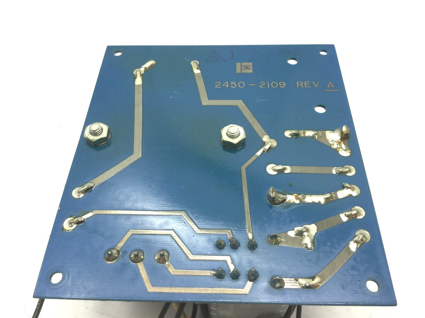 Used Emerson 2450-4109 Contactor Board Rev A, Armature Controller Full Load: 600V 25A