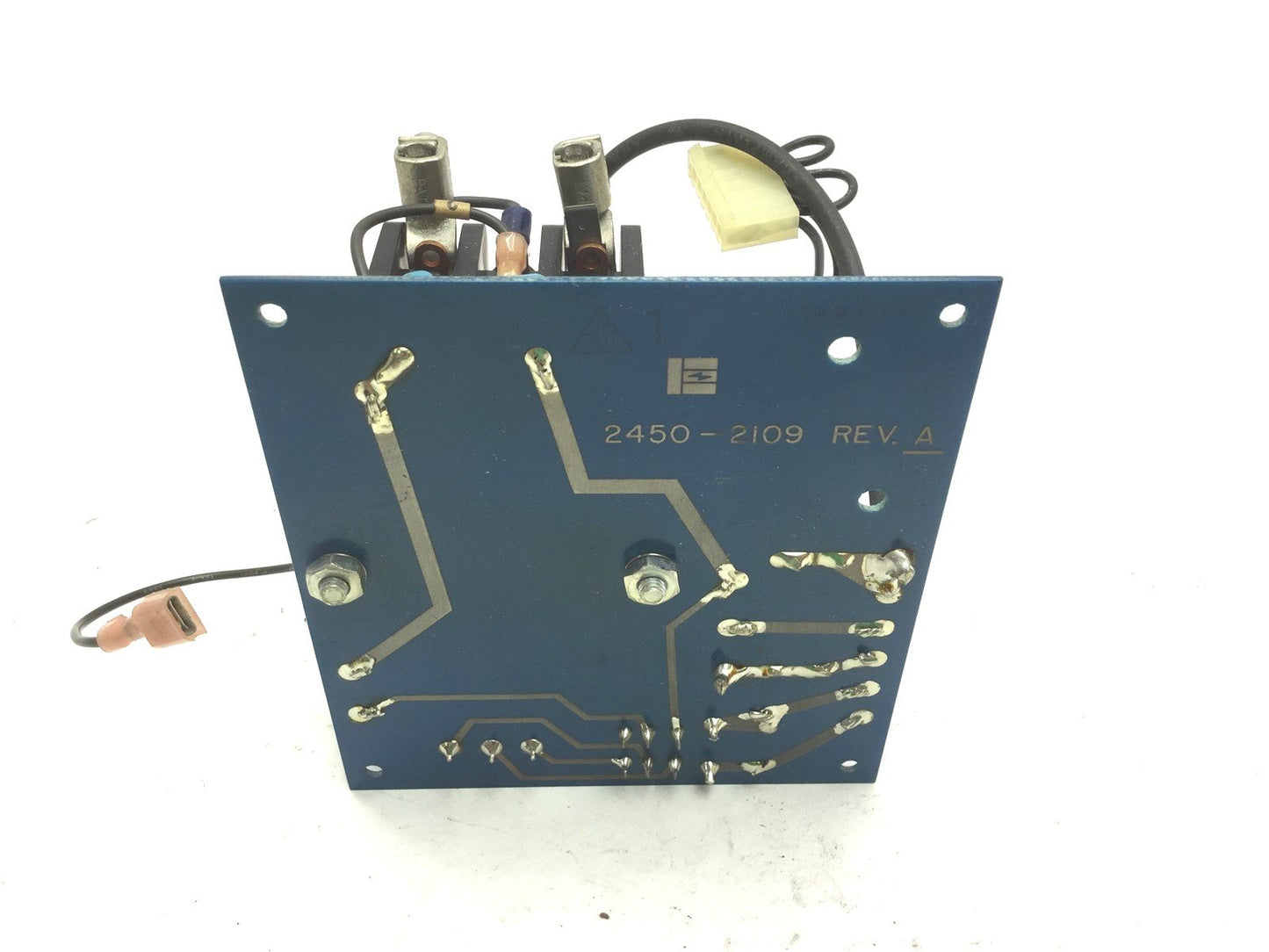 Used Emerson 2450-4109 Contactor Board Rev A, Armature Controller Full Load: 600V 25A