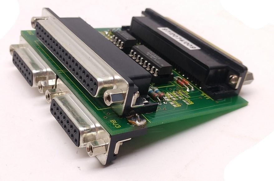 Used F&K Delvotec Smema-Interface 1177/Rev.01/A Board, DB37 Male to DB37 Female