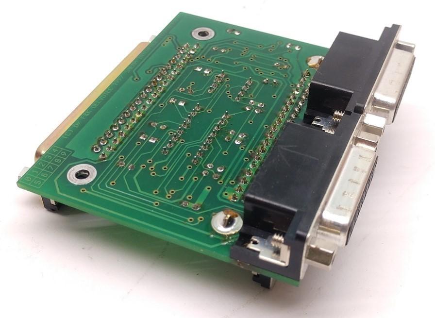 Used F&K Delvotec Smema-Interface 1177/Rev.01/A Board, DB37 Male to DB37 Female