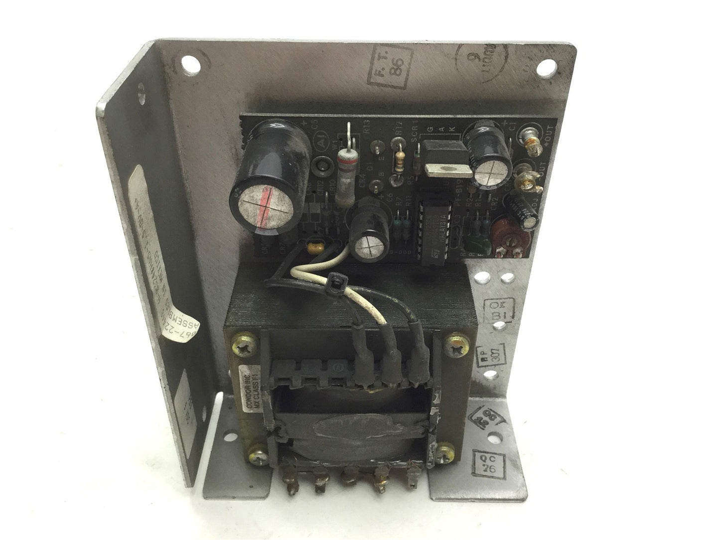 Used Condor HA5-1.5 OVP-A+ Power Supply, Input: 100/120/215/230-240VAC Out: 5VDC 1.5A