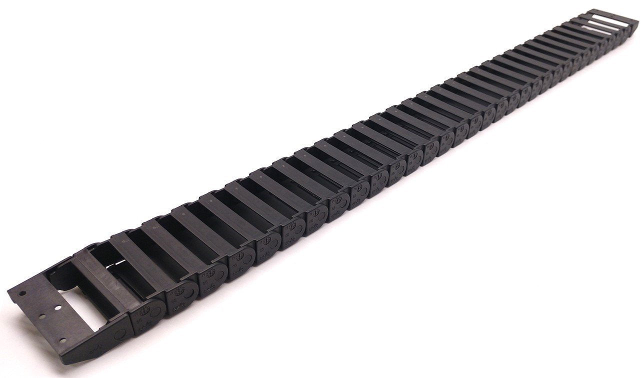 Used Igus R38 Energy Chain, 31 Links 27" Long, 2 1/4" Width, In-Width 2", Height 3/4"