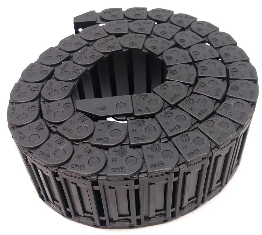 Used Igus R38 Energy Chain, 46 Links 38" Long, 2 1/4" Width, In-Width 2", Height 3/4"