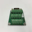 Used F&K Delvotec 1175 Rev.2/A Indexer Terminal 6, 9-Pin Male D-Sub to Screw Terminal