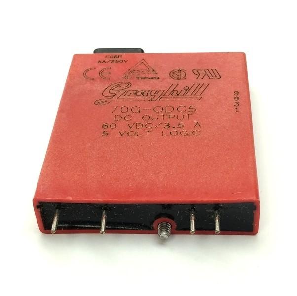 Used Lot of 4 Grayhill 70G-ODC5 Solid State Relay Module In: 5VDC Out: 3-60VDC 3.5A