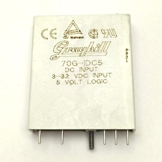Used Lot of 4 Grayhill 70G-IDC5 Solid State Relay Module In: 3-32VDC Out: 5VDC 10mA