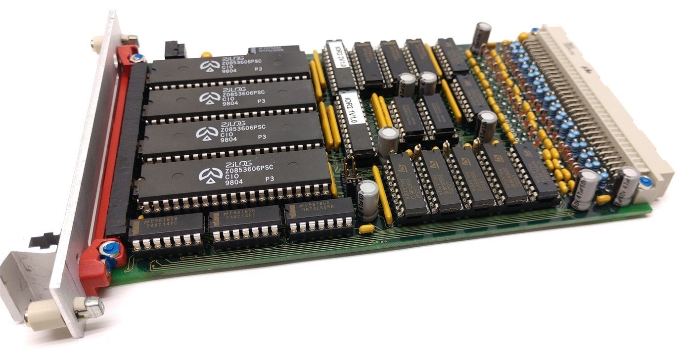 Used F&K Delvotec 1123 Rev.2 B I/O Board, 1x 96-Pin Header