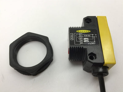Used Banner QS30LD Laser Sensor, Diffuse-Mode, Range: 400mm (16"), Supply: 10-30VDC
