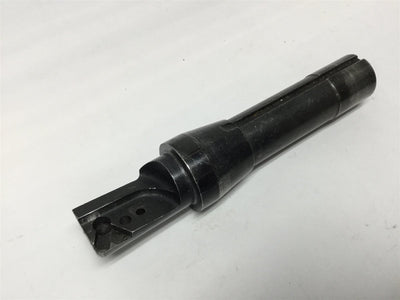 Used APT EM100-R8 Tri-Dex Indexable End Mill Triangle Insert Positive Rake 90 deg Cut