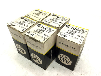 New Lot of 5 New Allen Bradley 700-N5 Surge Suppressors, Max: 150V, Series: D