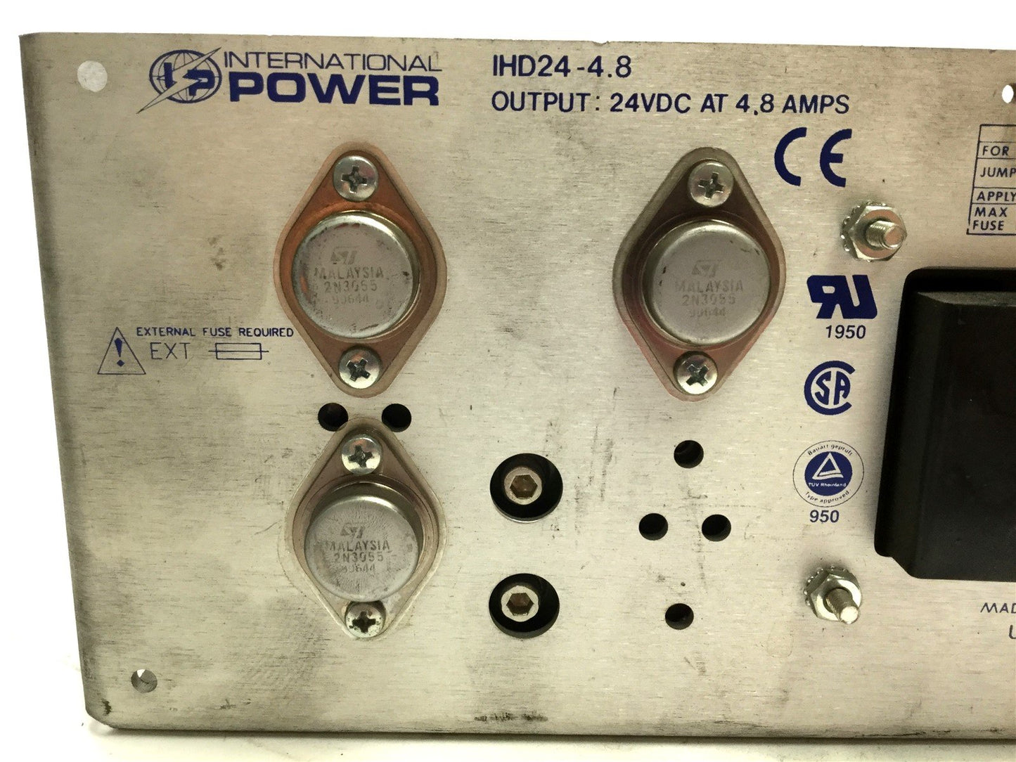 Used International Power IHN24-3.6 Power Supply In: 100/120/220/230/240VAC Out: 24VDC