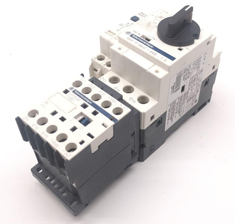 Used Telemecanique GV2-P05H7 Motor Starter Circuit Breaker Controller w/Contactor