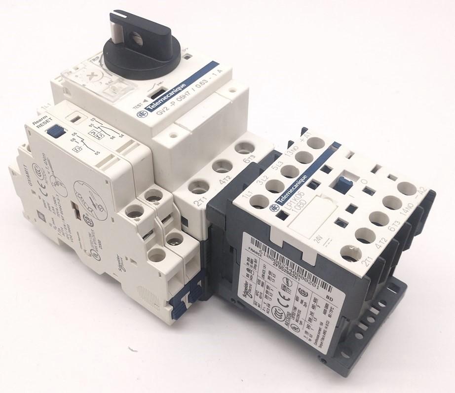 Used Telemecanique GV2-P05H7 Motor Starter Circuit Breaker Controller w/Contactor