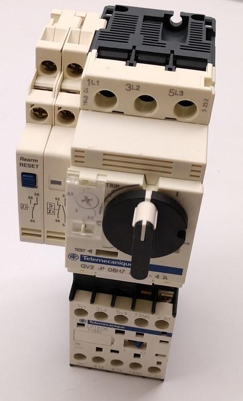 Used Telemecanique GV2-P08H7 Motor Starter Circuit Breaker Controller w/Contactor