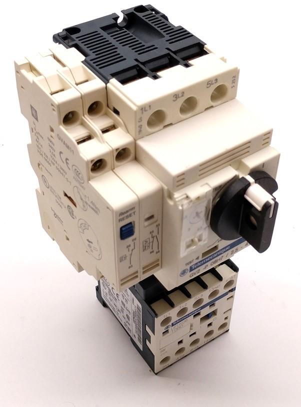 Used Telemecanique GV2-P08H7 Motor Starter Circuit Breaker Controller w/Contactor