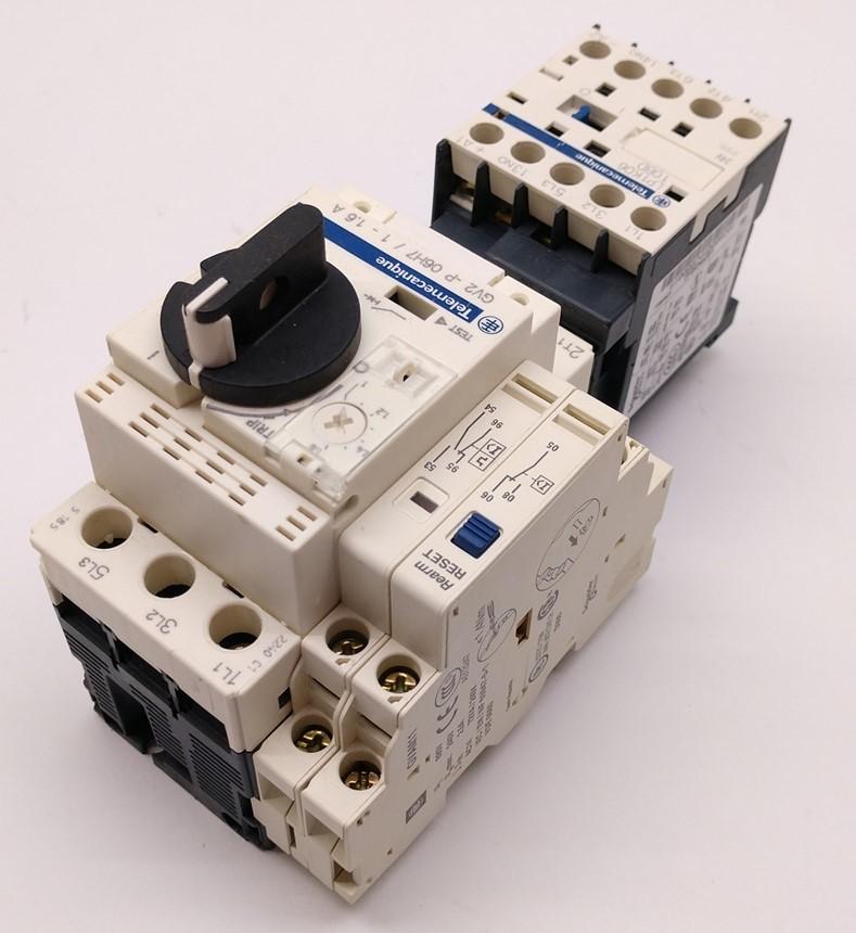Used Telemecanique GV2-P06H7 Motor Starter Circuit Breaker Controller w/Contactor