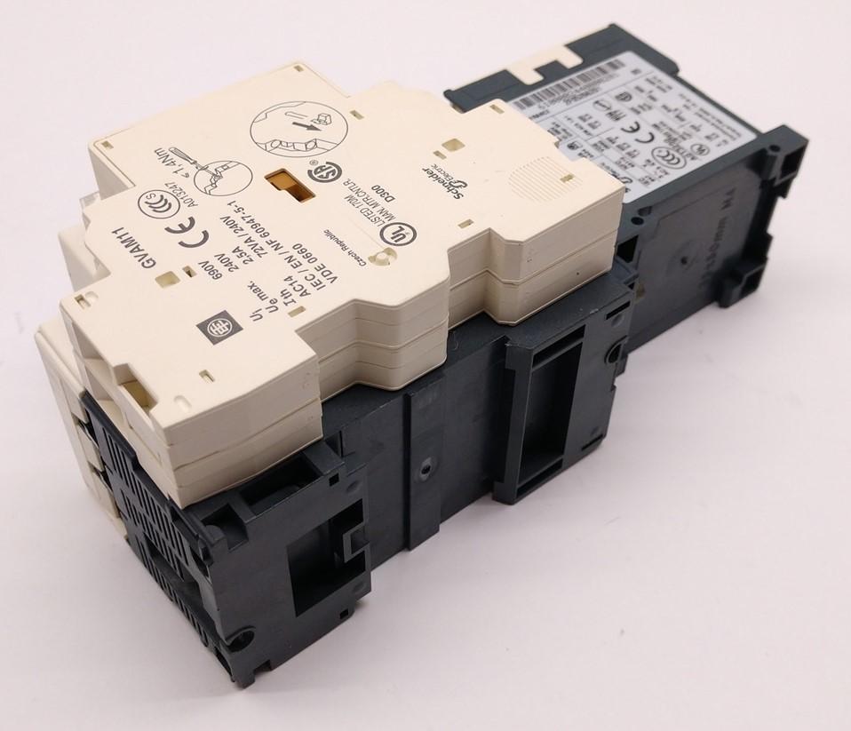 Used Telemecanique GV2-P06H7 Motor Starter Circuit Breaker Controller w/Contactor