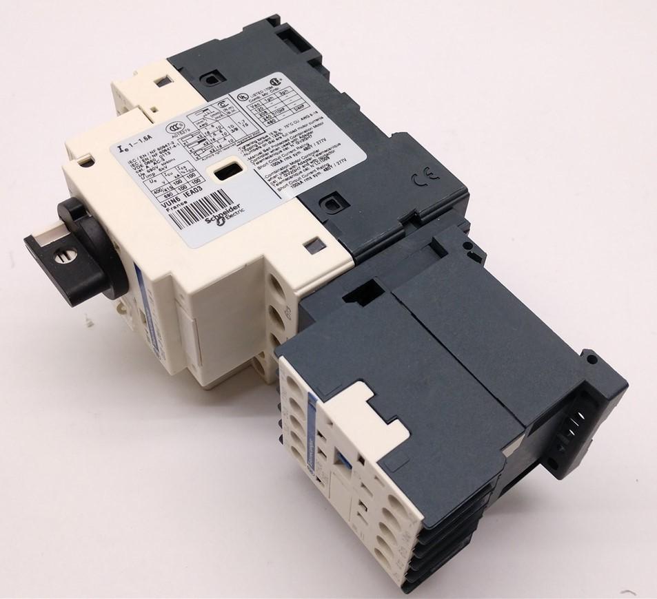 Used Telemecanique GV2-P06H7 Motor Starter Circuit Breaker Controller w/Contactor