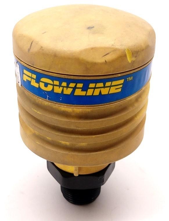 Used Flowline LA15-5001 Ultrasonic Level Transmitter, 3/4" NPT, 12 to 36 VDC