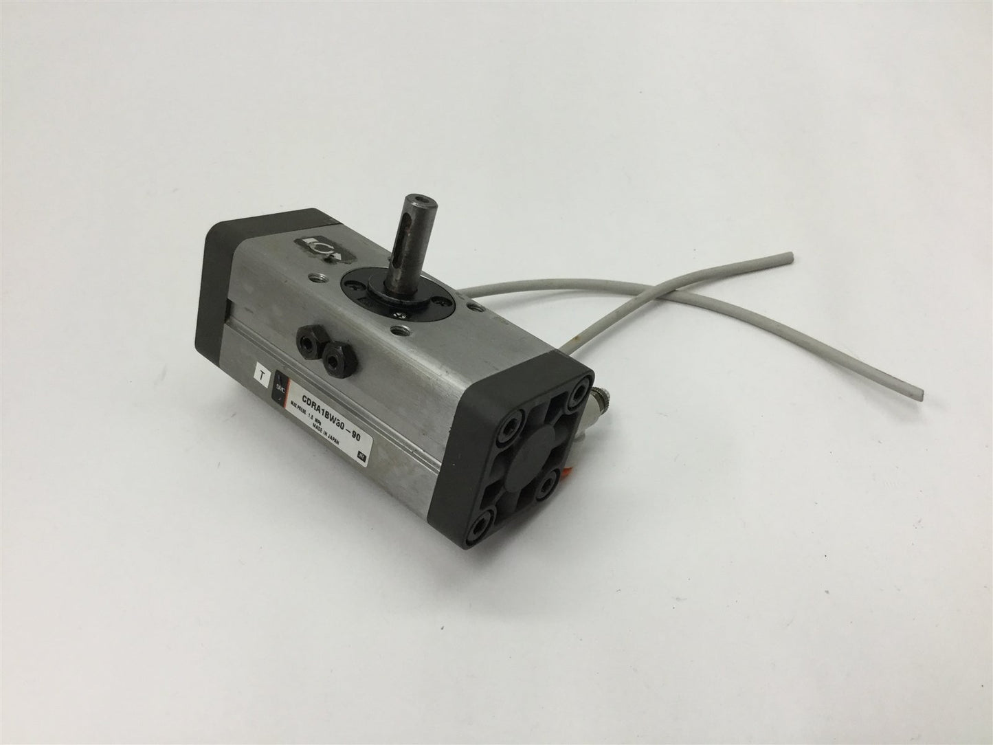 Used SMC CDRA1BW30-90 Rotary Actuator, Rotation: 90°, With 2x D-A73 Position Sensors